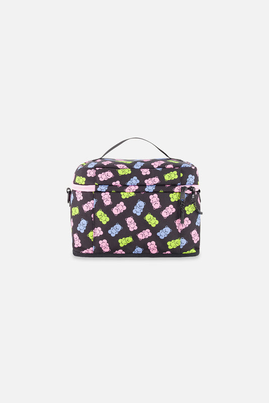 Lunch Box Black Printed Gummy Bears-1
