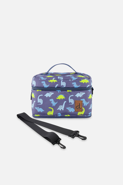Lunch Box Blue Printed Dinos-0