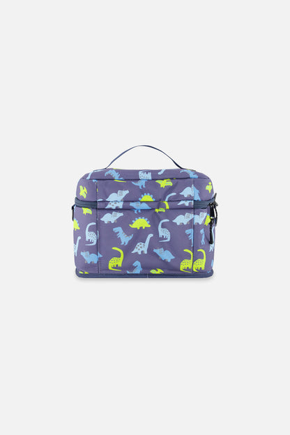Lunch Box Blue Printed Dinos-1