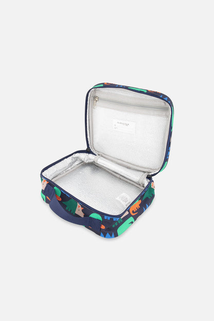 Snack Box Blue Dinosaur Print-2