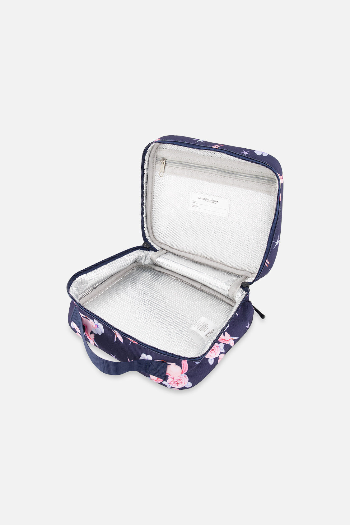Snack Box Navy Unicorn Print-2