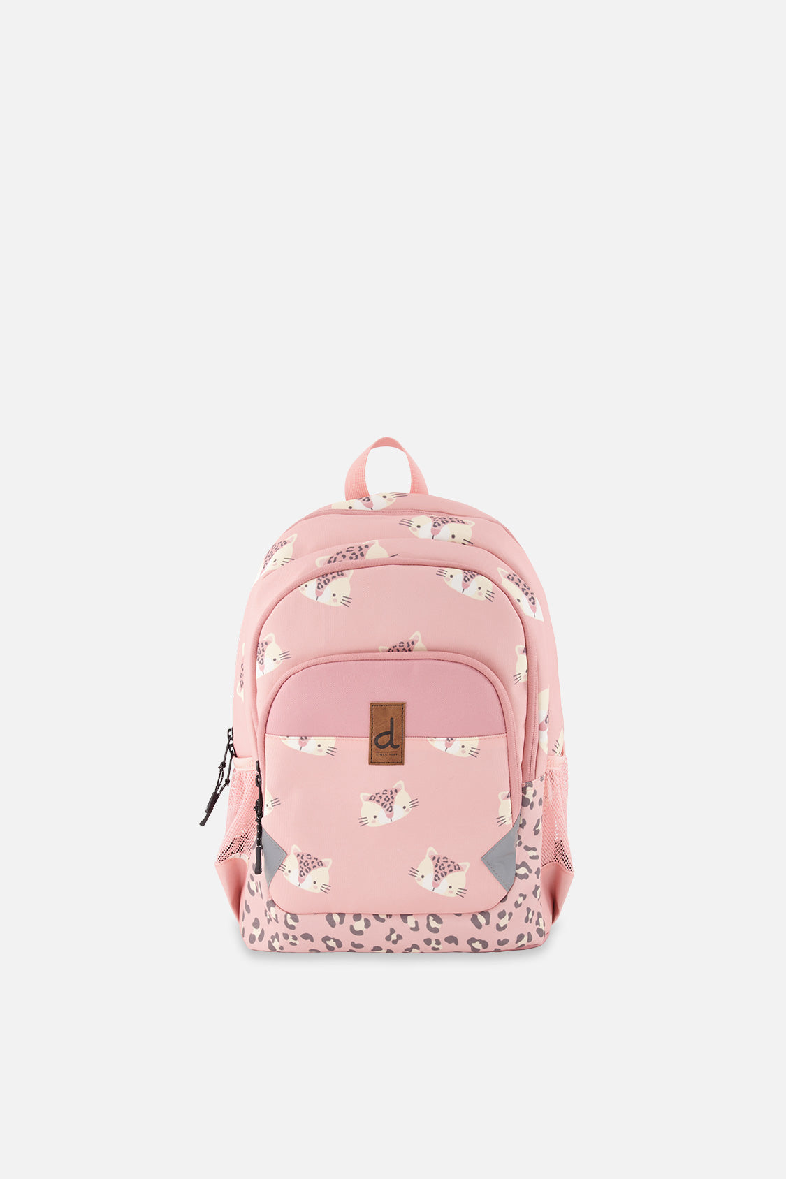 Little Kids Backpack Pink Leopard Print-0