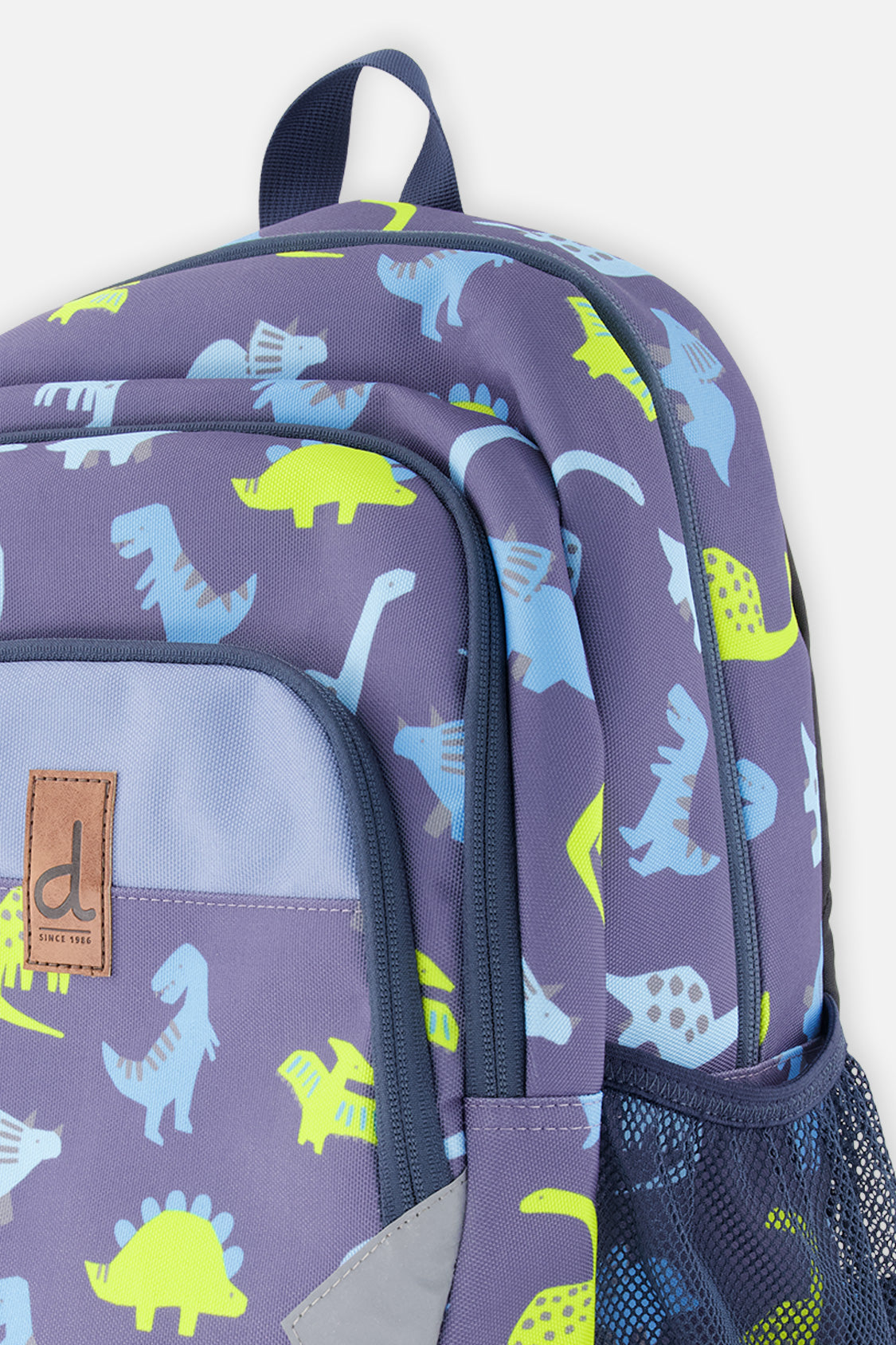 Little Kids Backpack Blue Printed Dinos-2