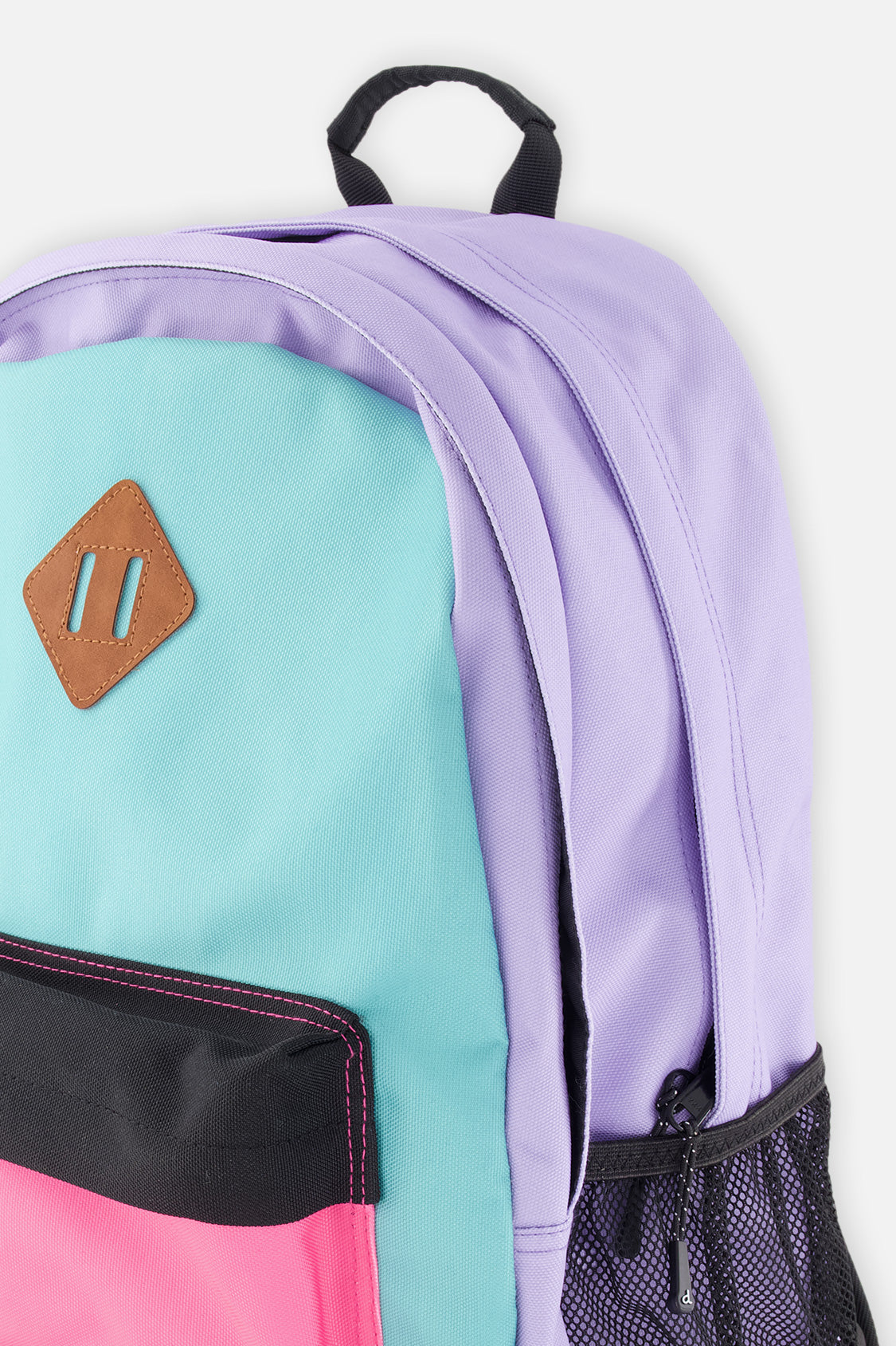 Kids Backpack Turquoise Blue, Pink And Mauve-2