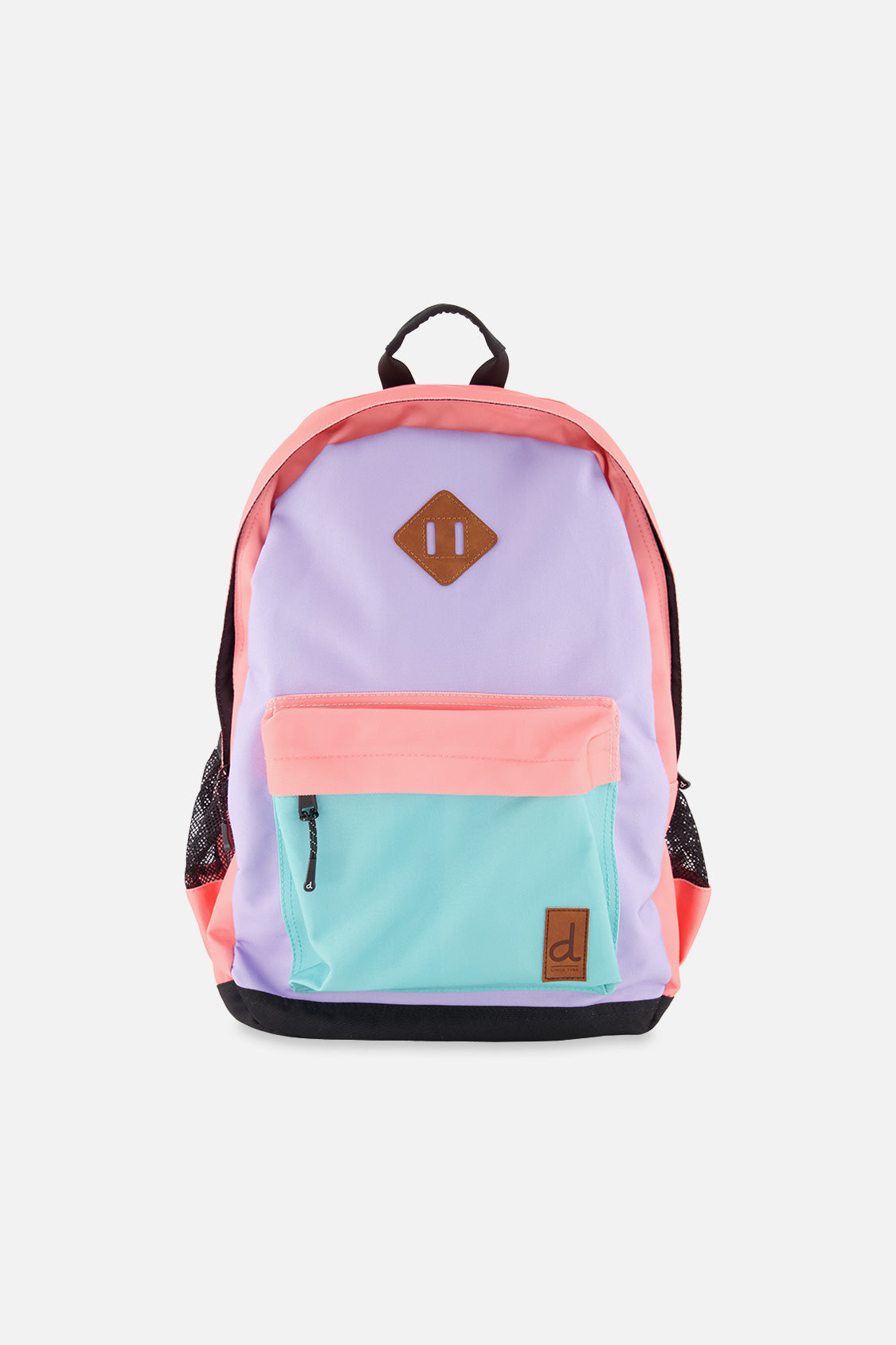 Kids Backpack Lavender, Turquoise And Orange-0