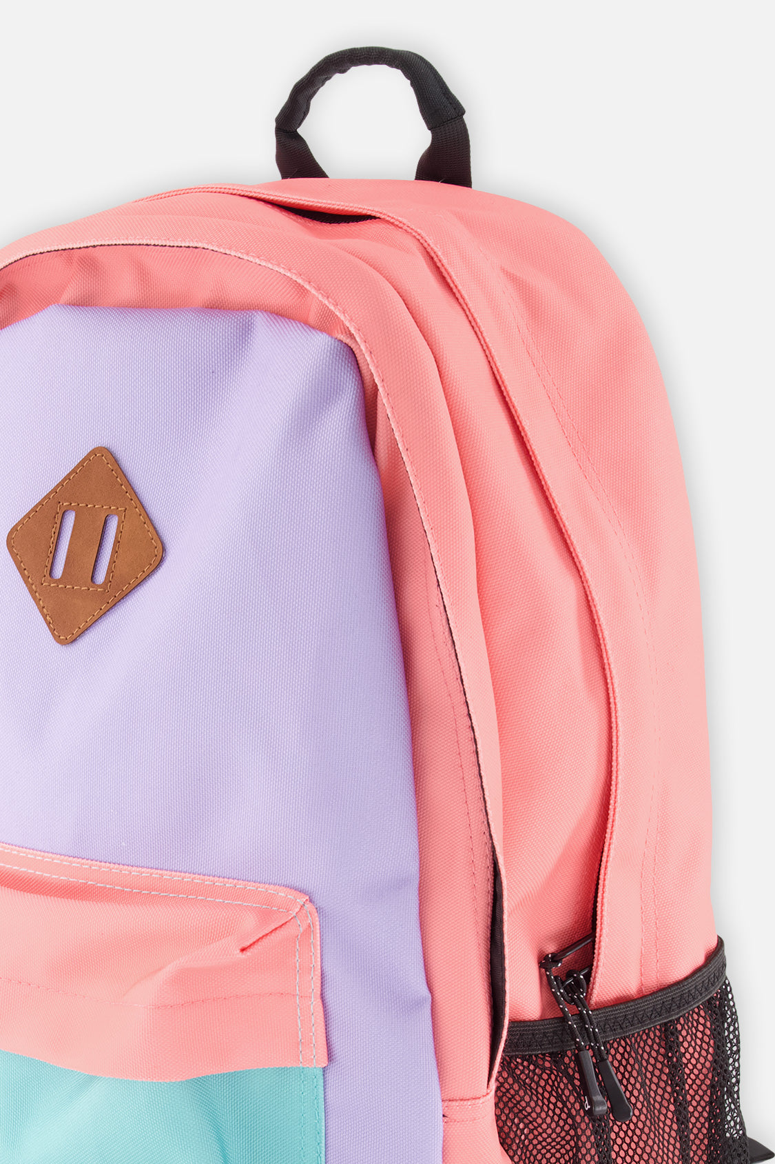 Kids Backpack Lavender, Turquoise And Orange-3