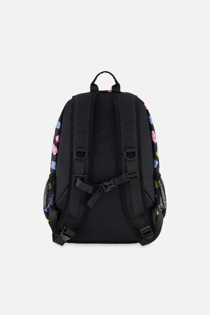 Kids Backpack Black Printed Gummy Bears-2