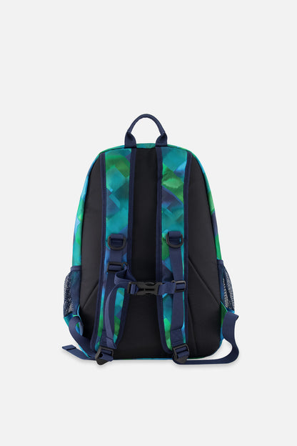 Kids Backpack Blue Diamond Print-1