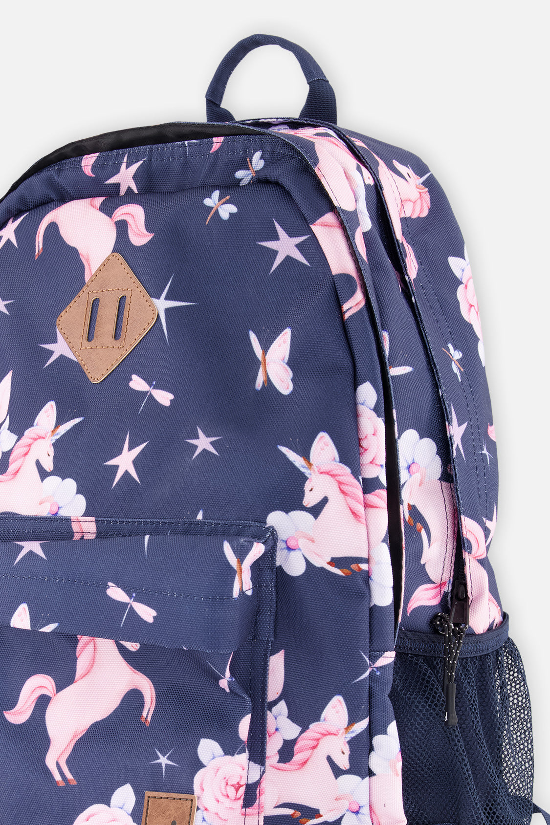Kids Backpack Navy Unicorn Print-2