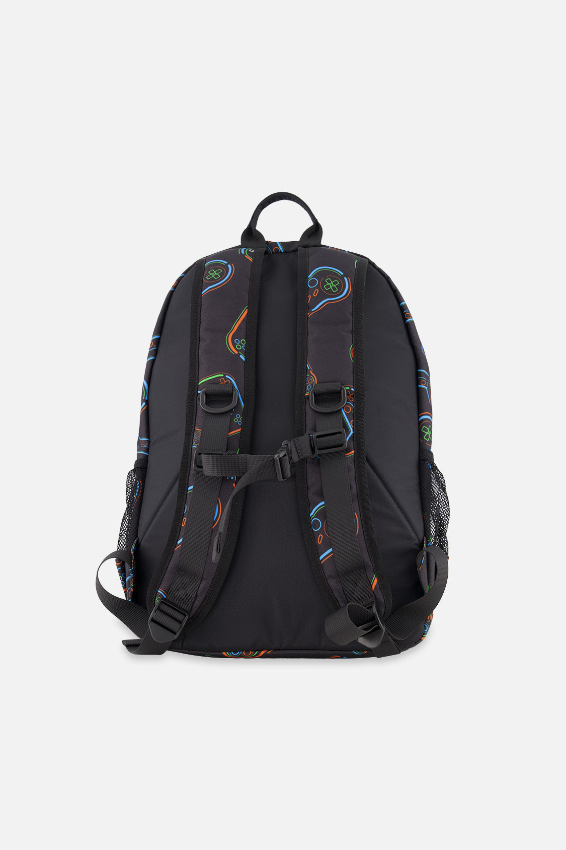 Kids Backpack Black Printed Controller-1