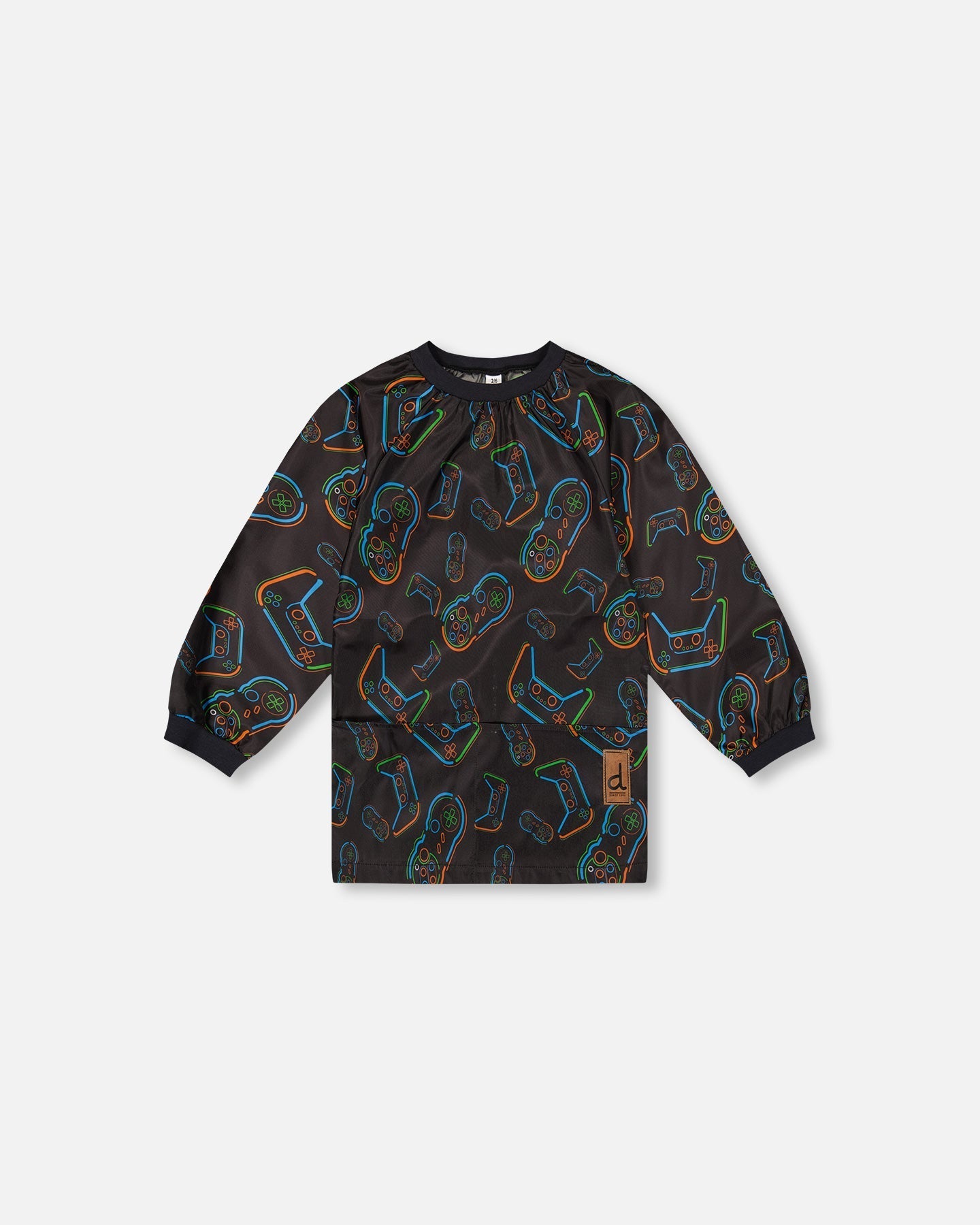 Apron Black Printed Controller-0