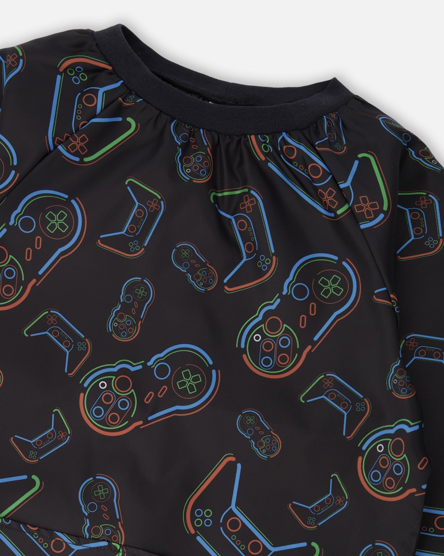 Apron Black Printed Controller-2