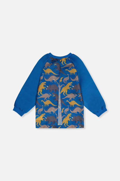 Apron Blue Dinosaur Print-1