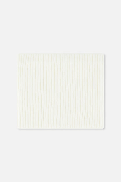 Baby Ribbed Knit Neckwarmer Off-White-1