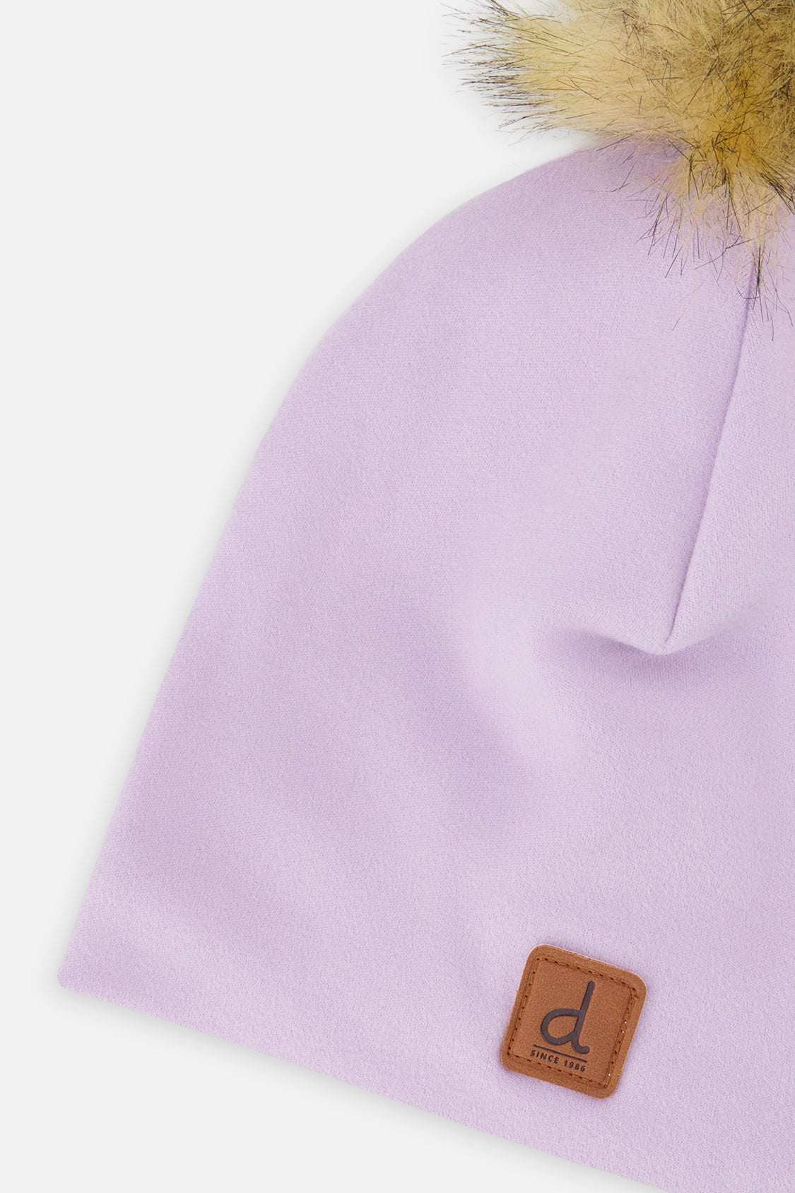Jersey Hat With Pompom Lavender-2