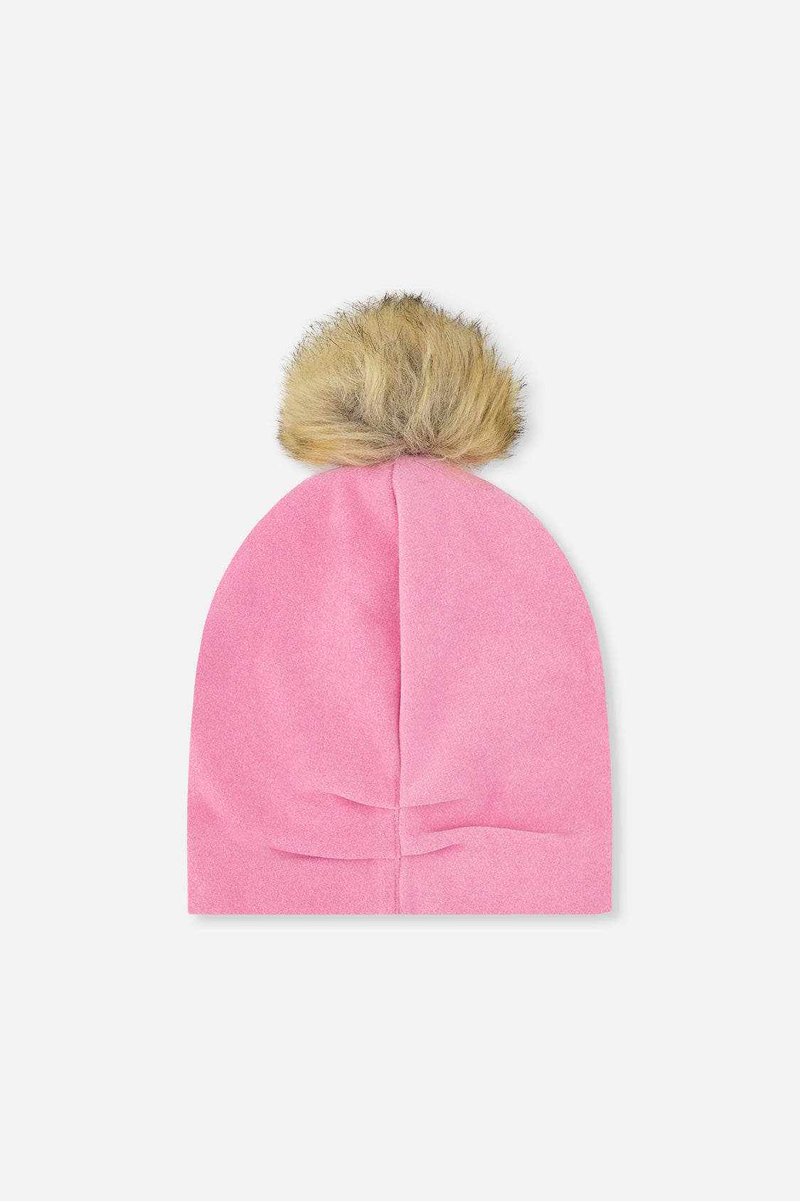 Jersey Hat With Pompom Pink-2
