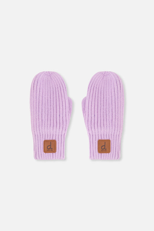 Knit Mittens Lavender-0