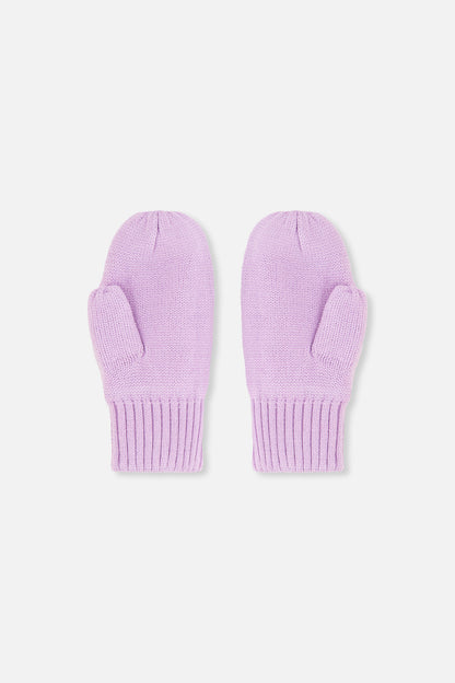 Knit Mittens Lavender-1