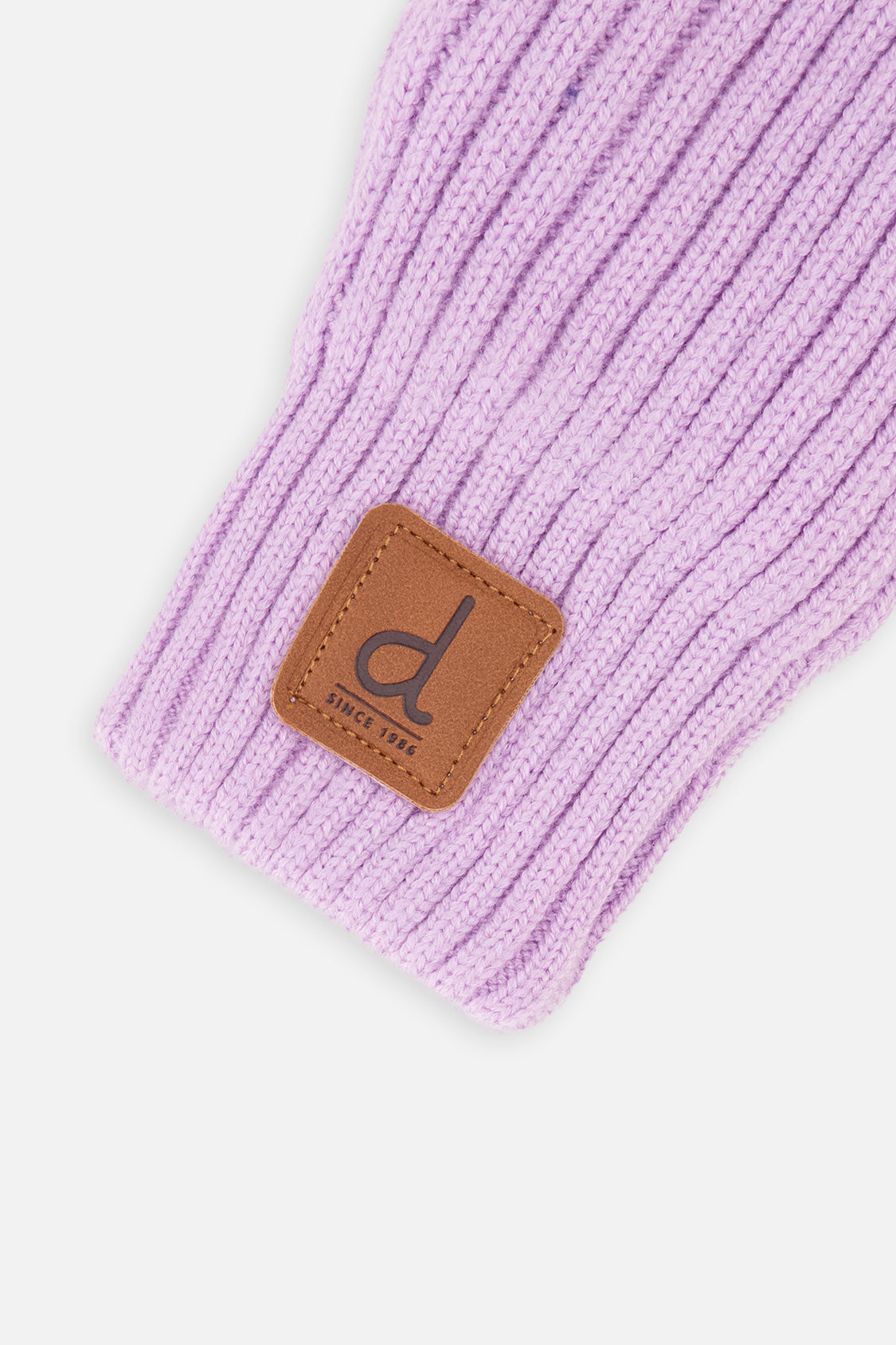 Knit Mittens Lavender-2