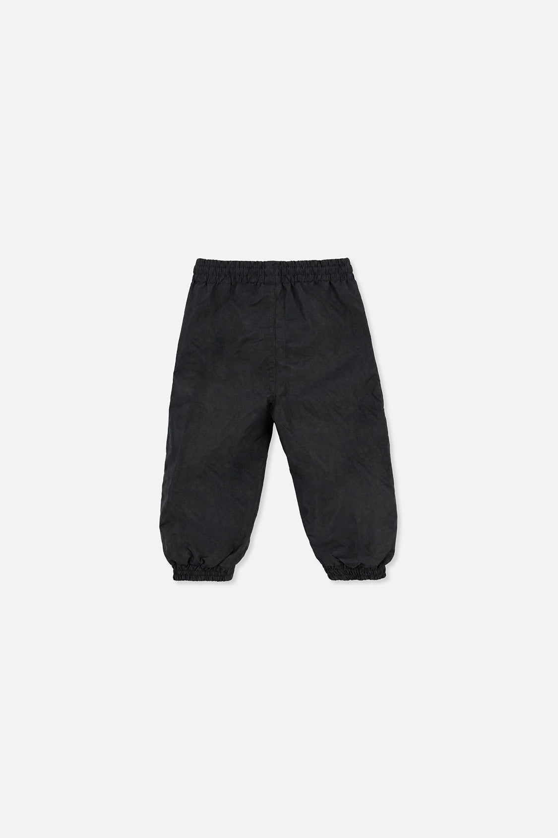 Lined Baby Splash Pants Black Fleece-1