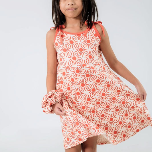 Youth Bamboo Bow Strap Dress | Sunkissed-0