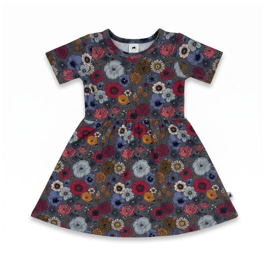 Baby/Kids' Bamboo Daphne Dress | Autumn Floral-0