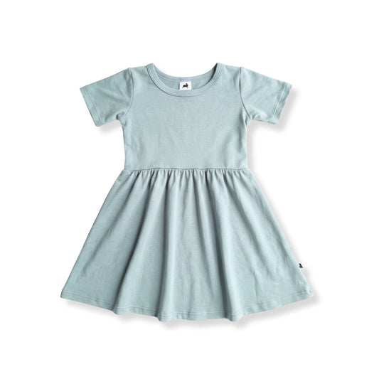 Baby/Kids' Bamboo Daphne Dress | Misty Blue-0