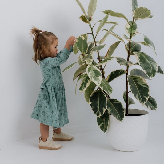 Baby/Kids Bamboo Long-Sleeve Daphne Dress-1