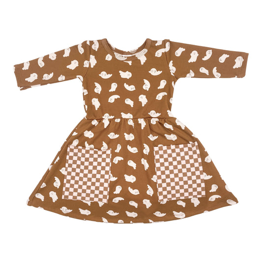 Baby/Kids' Bamboo Clementine Dress | Friendly Ghosts-0