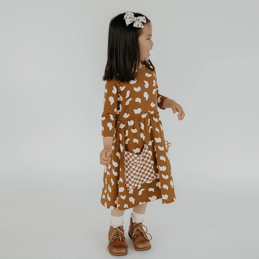 Baby/Kids' Bamboo Clementine Dress | Friendly Ghosts-1