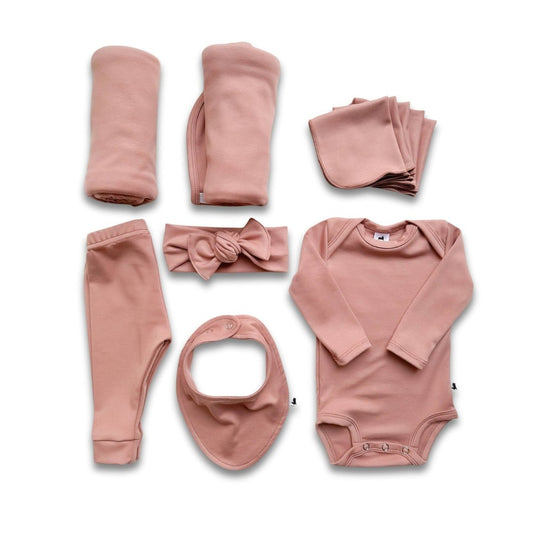 Bamboo Baby Capsule Gift Box - Terracotta-1