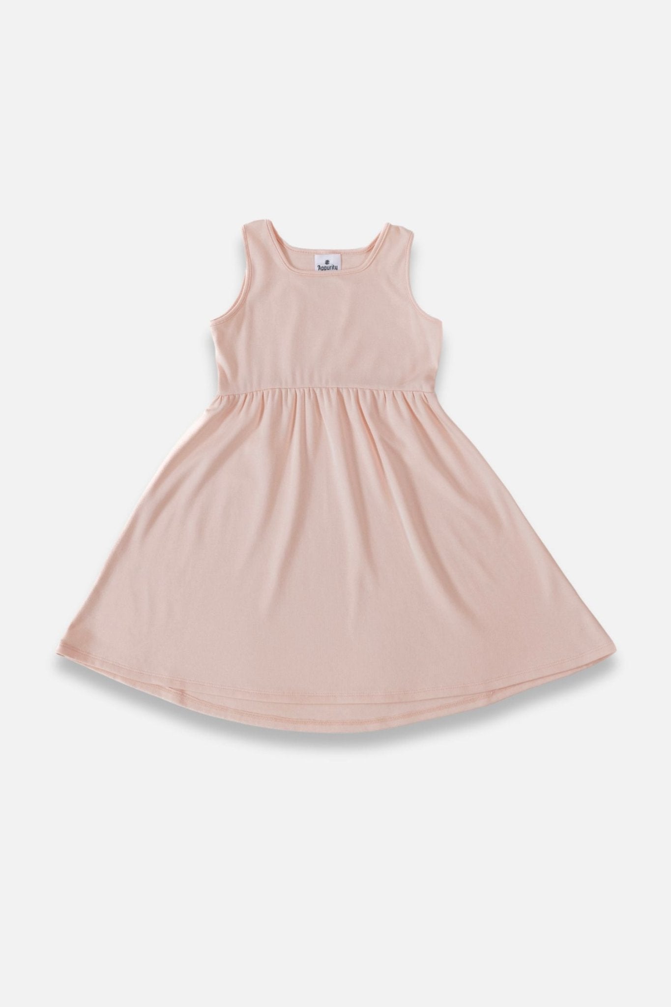 Youth Bamboo Square Neck Tank Dress-4